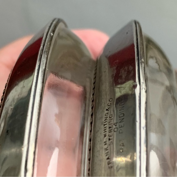 Sterling Rimmed Coasters 2 by Frank M Whiting - Picture 4 of 9